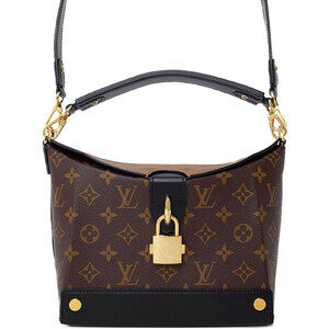 Louis Vuitton Reverse Monogram Bento Box EW bag Brown